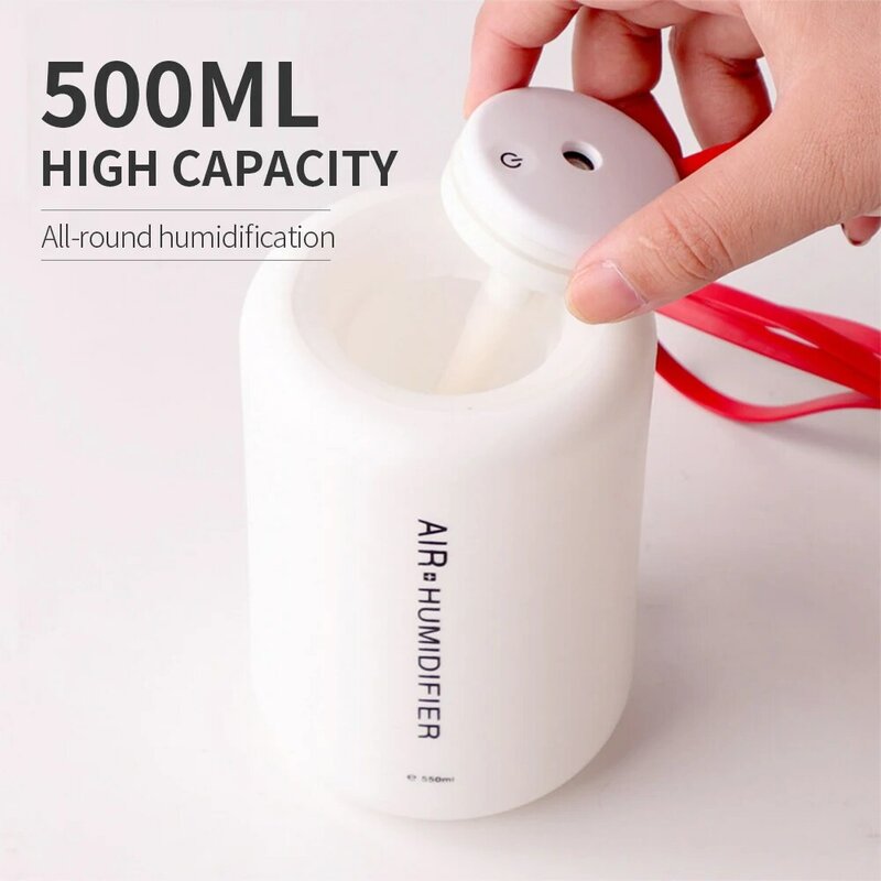 PIVOKA 500ML USB Electric Aroma Air Diffuser Ultrasonic Air Humidifier Essential Oil Aromatherapy Cool Mist Maker For Home