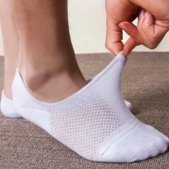 6 Paare/satz Sommer Atmungs Männer Frauen Bambus Faser Loafer Boot Socken Liner Low Cut No Show unsichtbare Socken 3 Farben