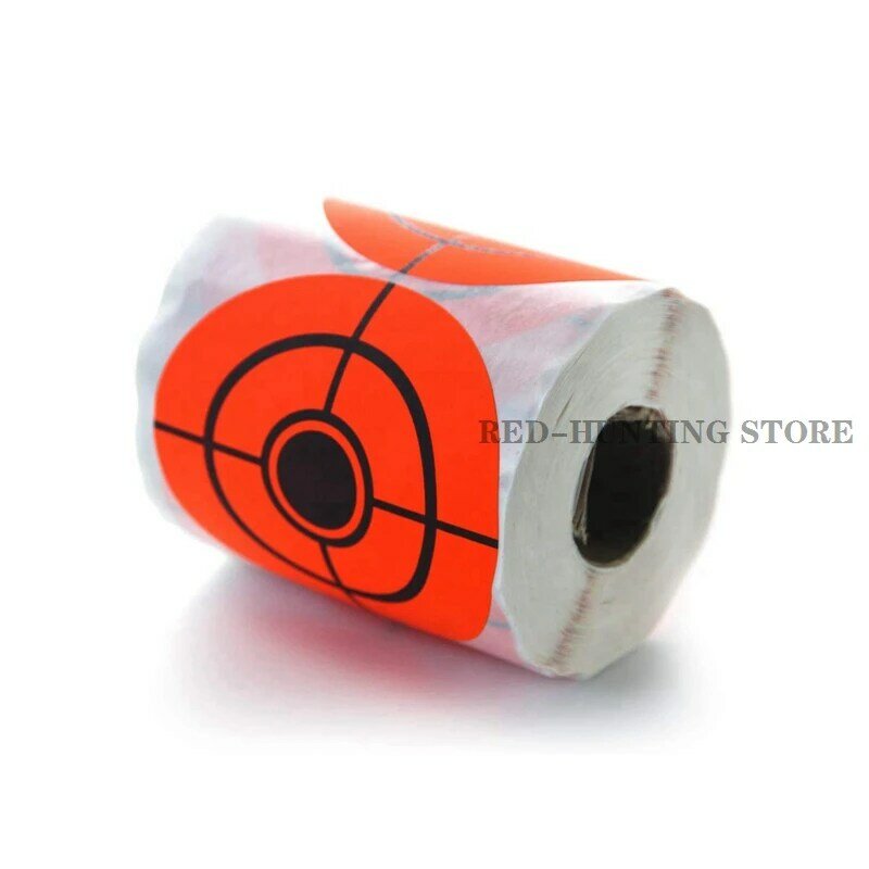 250pcs Diameter 5cm 2inch Shooting Targets Sticker Self Adhesive Reactive Targets for Shooting Gun Traning