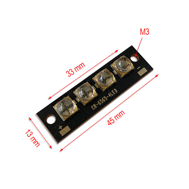 Cao Cấp 45X13Mm PCB 3D Nhãn Phun Keo Nhựa Cáp Đánh Dấu Máy Đồng Ban 6565 Đóng Gói UV Led Diode Module