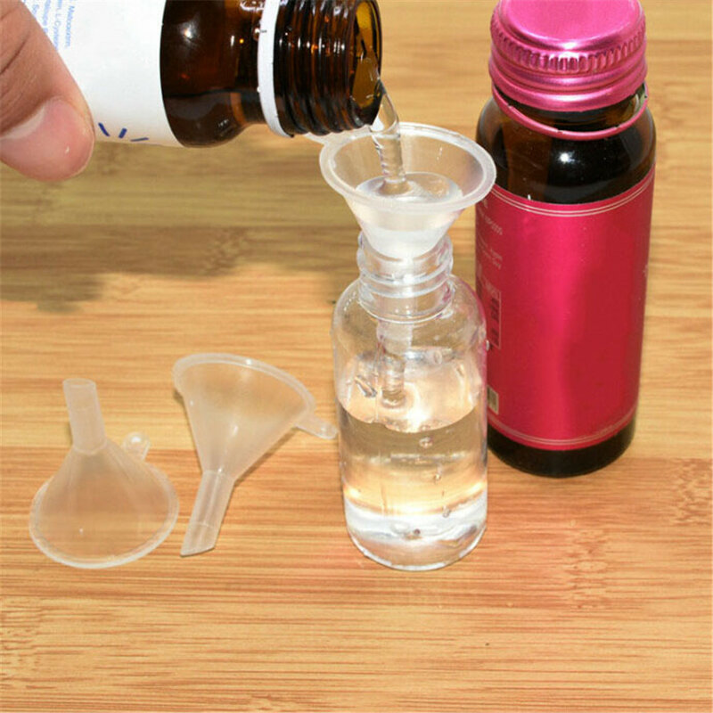 10 Uds Mini embudo Perfume líquido herramienta de llenado suministros de laboratorio