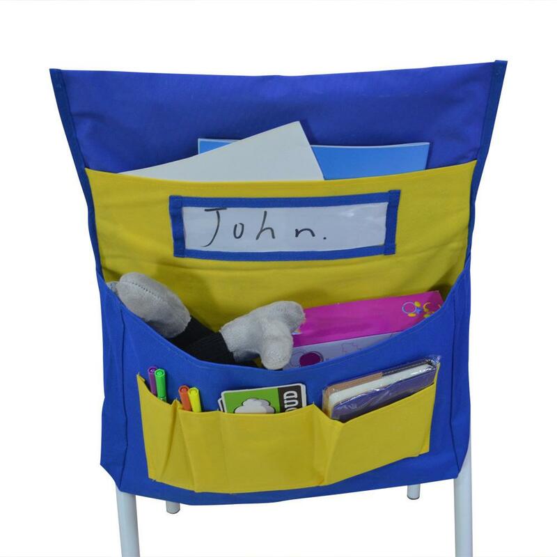 Desk Book Bag Book Storage Bag Hanging Book Bag Student Desk Storage Bag Chair Pockets Durable Washable Seat Sack Storage Bag
