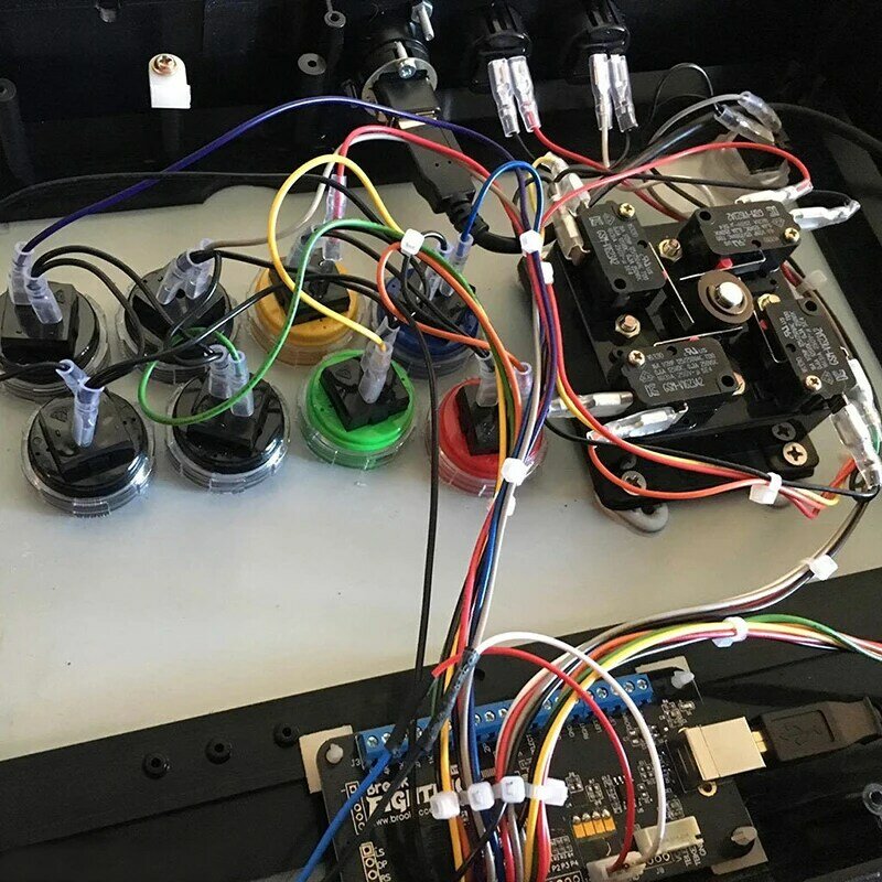 Harnes de botón para Cables de tablero de lucha Universal Brook, conector rápido de 4 pines L3/R3/Touchpad, 2 uds./lote