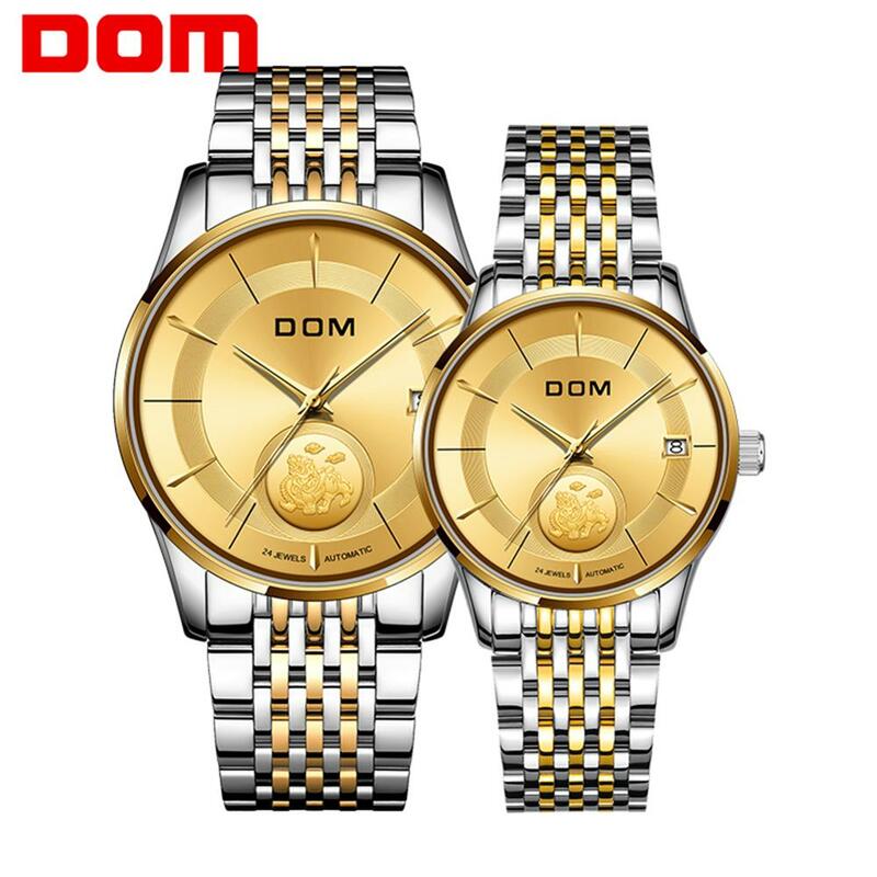 DOM Design Brand Luxury Chinese cultural style  Couple-brave troops  Watches Automatic  Stainless Steel  Mechanical MG-1312G-9M