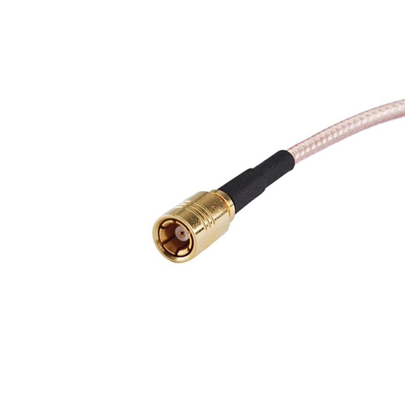 Superbat 2pcs SMA Plug Right Angle to SMB Male (female pin) Straight Pigtail Cable RG316 10cm Cable Assembly