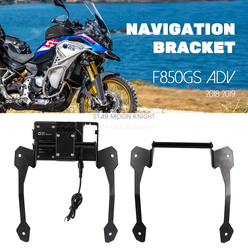 For BMW F850GS ADV F 850 GS Adventure F850GS Motorcycle windshield Stand Holder Phone Mobile Phone GPS Navigation Plate Bracket