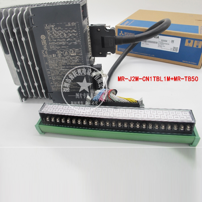 Klemmen block MR-TB50 mit cn1-Kabel 1m MR-J2M-CN1TBL1M