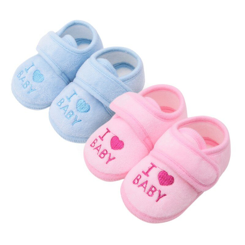 Ins-zapatos bonitos para bebé, calzado para primeros pasos, suela suave de algodón, antideslizante, para niños de 0 a 18 meses