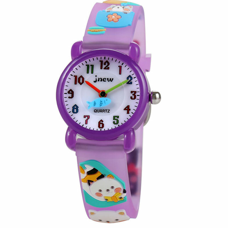 2021 zegarek dla dzieci silikonowy uroczy kreskówkowy kot wodoodporny zegarek kwarcowy dzieci dzieci czas wolny sport dziewczyna chłopiec zegar Montre Enfant