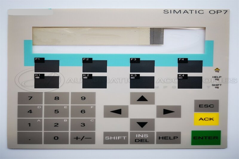Membrana do SIMATIC OP7 Panel sterowania 6AV3607-1JC20-0AX2 przełącznik klawiatury 6AV3607-1JC30-0AX1 klawiatura klawiatury