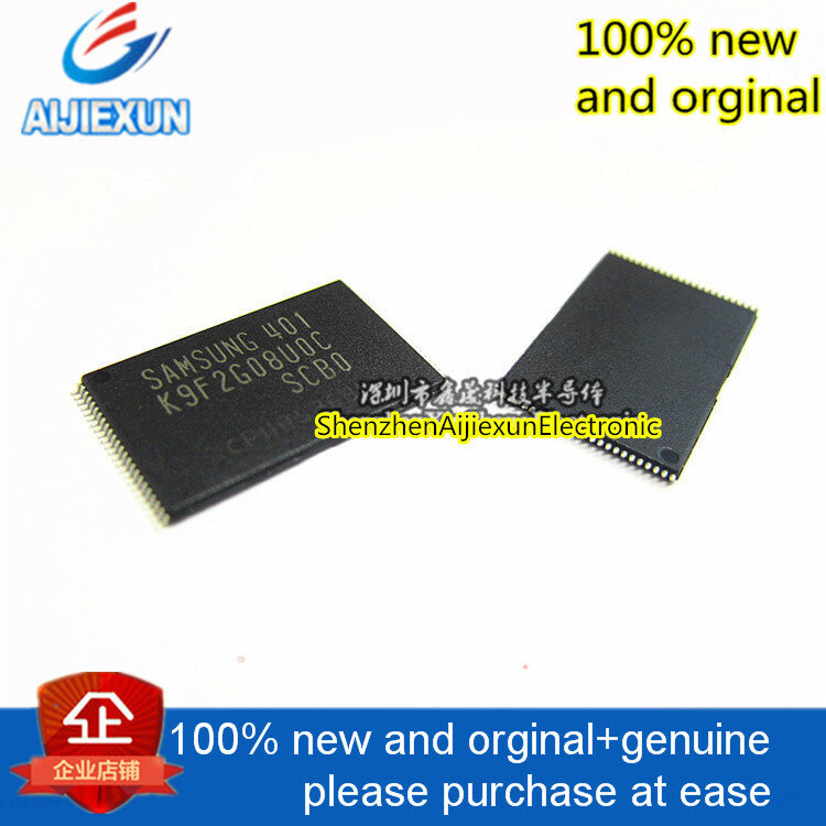 2 pces 100% novo e original K9F2G08U0C-SCB0 chip de memória K9F2G08UOC-SCB0 tsop48 grande estoque