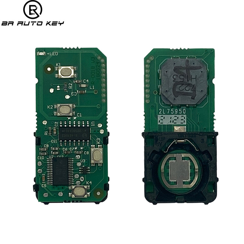 89904-73020 3ปุ่ม Keyless Go Smart Remote Key สำหรับ Toyota Avensis Vznza 2010 + B74EA 434Mhz 4D-74ชิป FCCID 89904-60A50