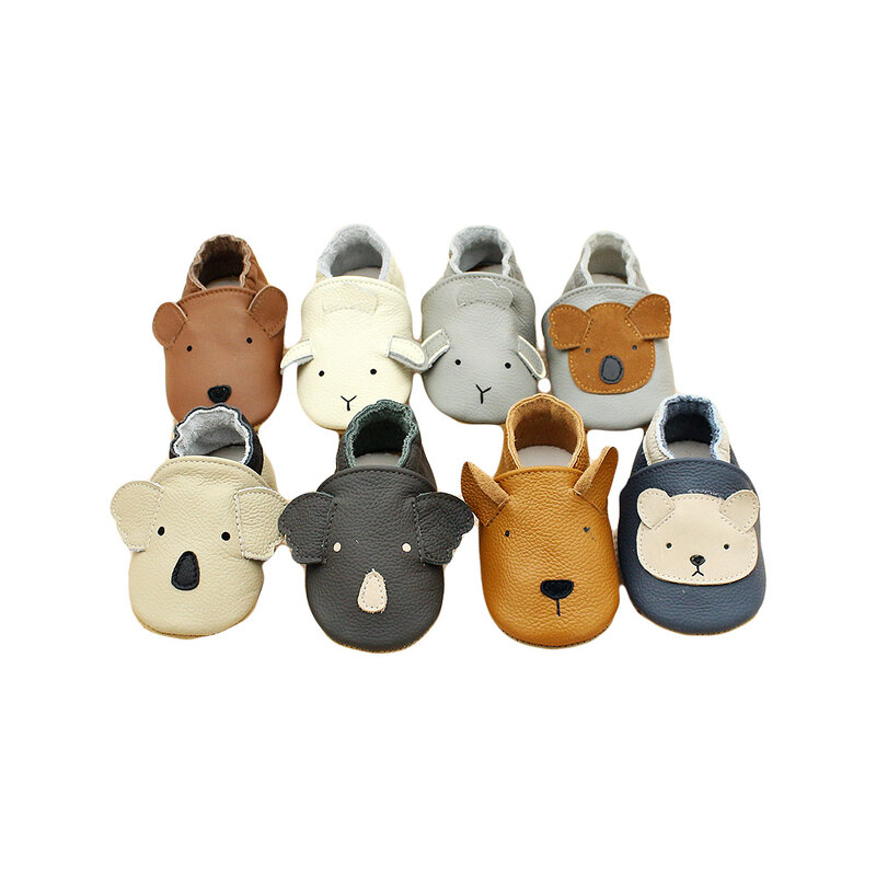 Baby Leder Casual Krippe Schuhe Für Erste Schritte Kleinkind Mädchen Jungen Neugeborenen Pädagogisches Wanderer kinder Kinder Tier Turnschuhe