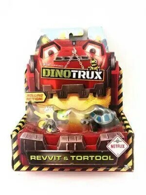 Con scatola originale Dinotrux Dinosaur Truck rimovibile Dinosaur Toy Car Mini modelli regali per bambini nuovi modelli di dinosauri