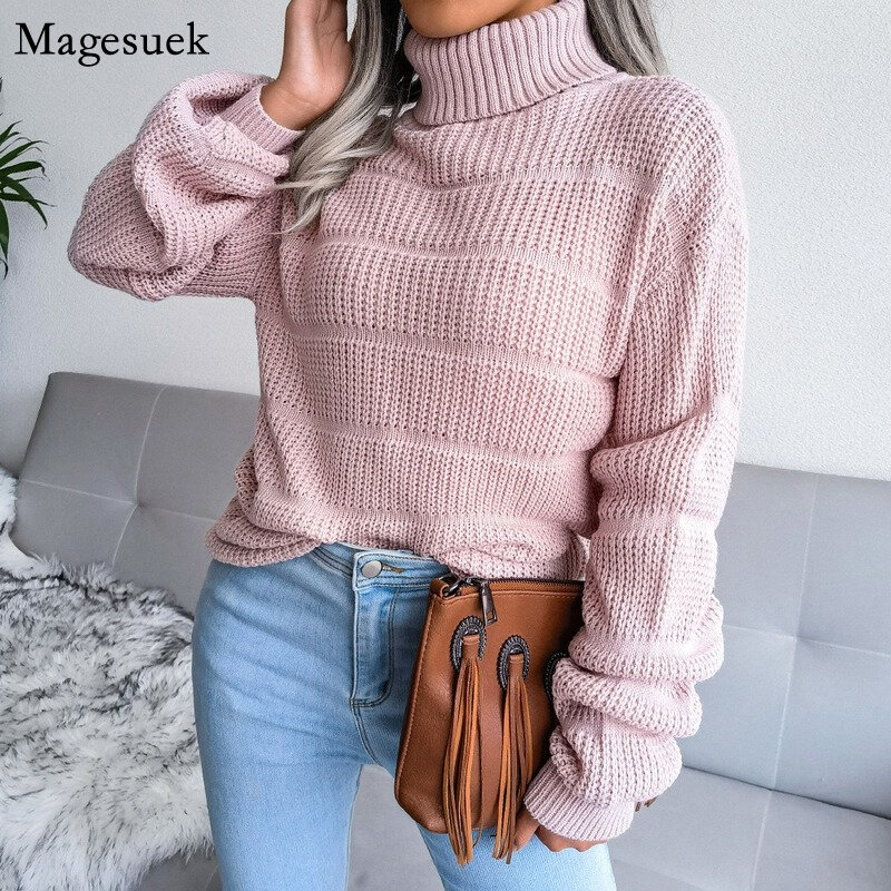 Autumn Winter Casual Knitted Sweater Women Long Sleeve Turtleneck Sweater Pullover Women Hollow Out Fashion Woman Sweaters 18111