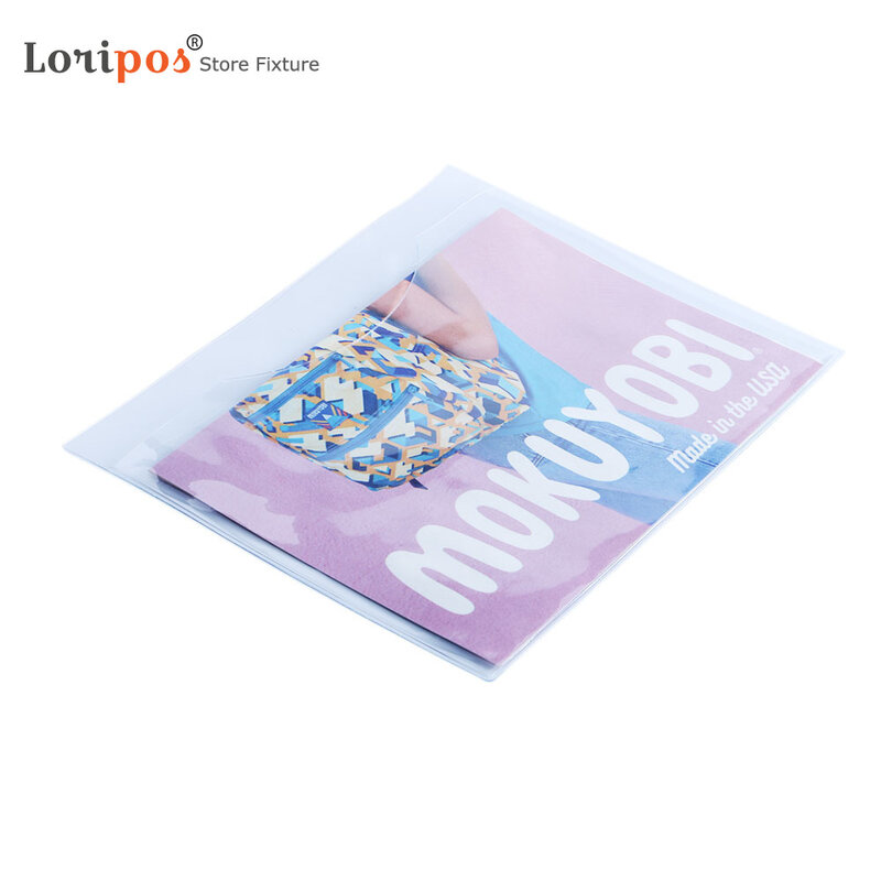 Horizontal grande vinil bolsa sinal titular pvc envelope cartaz manga pop caixa etiqueta bolsa preço cartão bolso menu capa-loripos