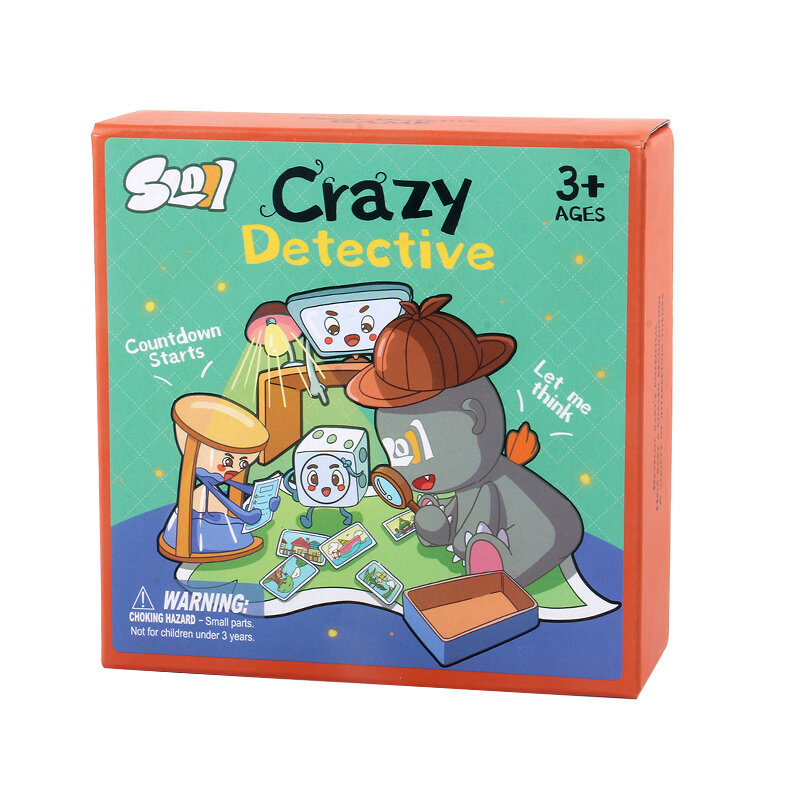 Juego de mesa Crazy Little Detective versión avanzada de memoria feliz de entrenamiento de pensamiento intelectual