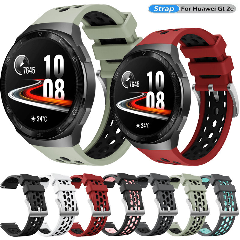 Originele Siliconen Horloge Band Voor Huawei Horloge Gt 2e GT2e Smartwatch Band Vervanging GT2e Polsband 22Mm Armband Riem Correa