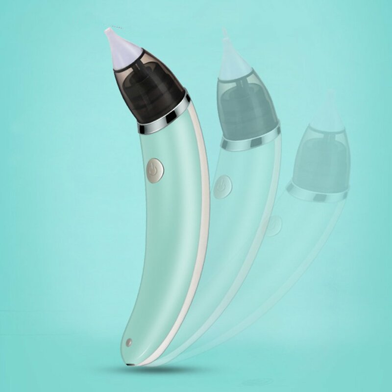 Aspirador Nasal eléctrico para el cuidado de la salud del bebé, limpiador Nasal seguro e higiénico, absorción Nasal para recién nacidos, niños y niñas
