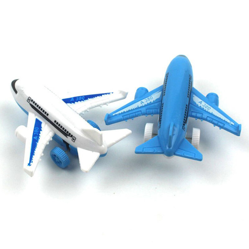 1 Buah Model Bus Udara Tahan Lama Baru Mainan Pesawat Anak untuk Anak-anak Diecast Lucu