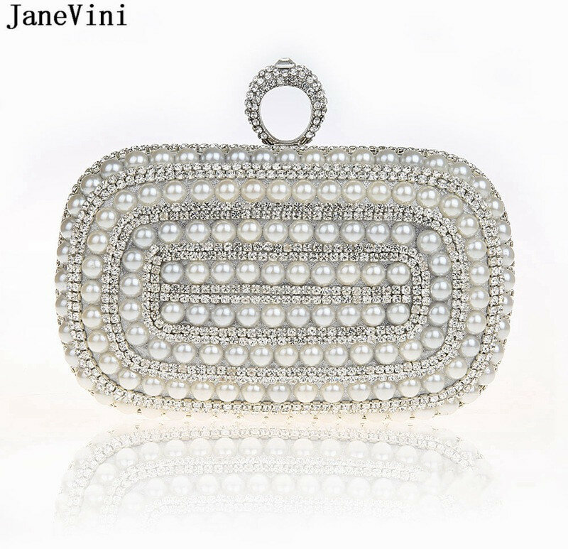 JaneVini-Pochette de mariage en perles de biscuits pour femmes, portefeuilles de soirée pour dames, sac à matiques, sacs à main de banquet de soirée perlés noirs dorés