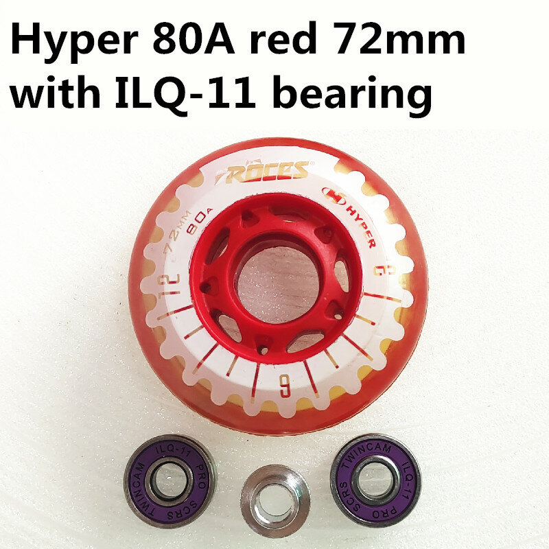 Hyper + G-ruedas de hormigón para SEBA RB, ruedas deslizantes de patinaje en línea, FSK 84A 85A 72 76 80mm, 4 unidades/lote