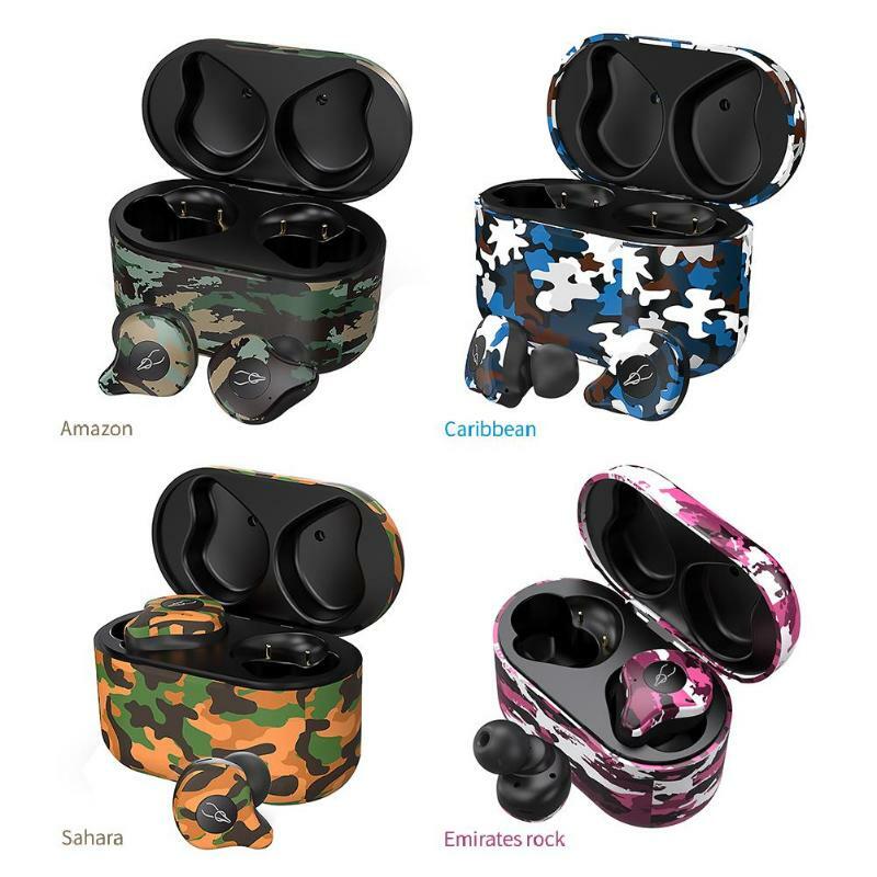 Camouflage Sabbat E12 Ultra Camouflage TWS Wahre Wireless v 5,0 Bluetooth aptX Kopfhörer Drahtlose ladegerät Headset In-Ohr