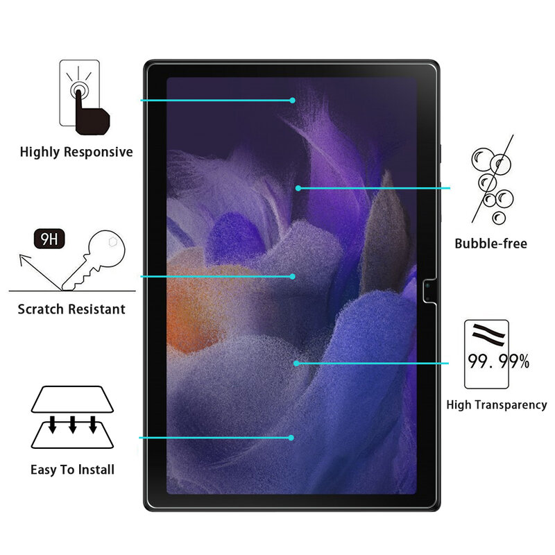 Tempered Glass for Samsung Galaxy Tab A8 10.5 inch 2021 HD Film Clear for Galaxy Tab A8 2021 Tablet Screen Protectors