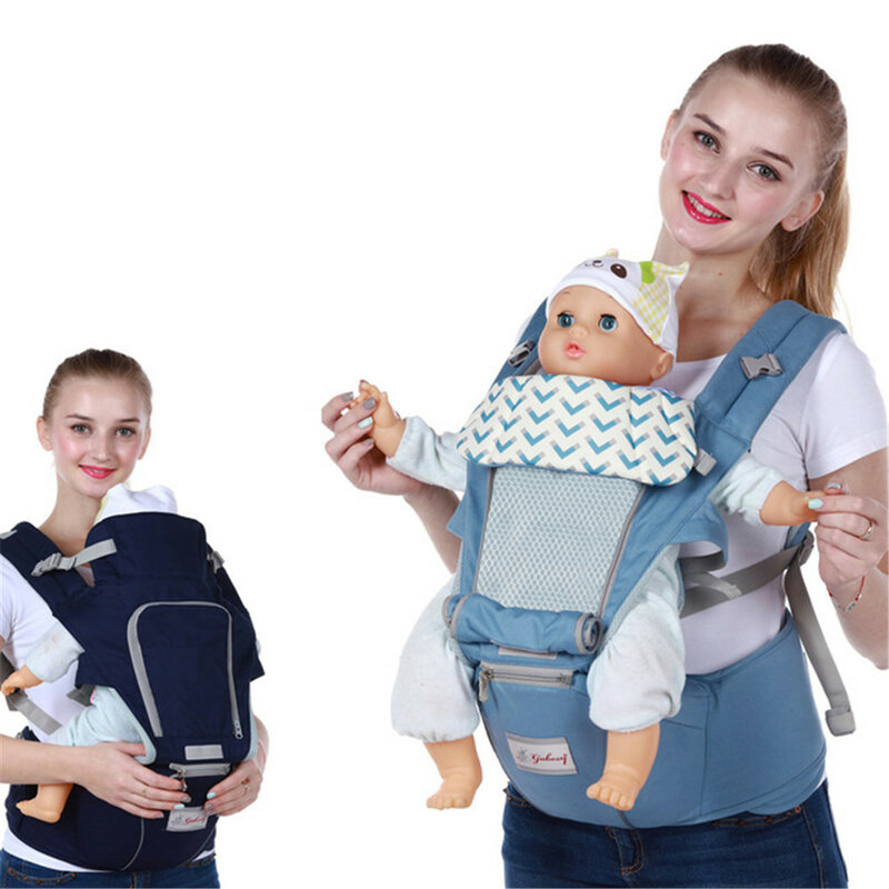 Baby Hipseat Ergonomische Baby Träger Weiche Baumwolle 3 in 1 Sicherheit Infant Neugeborenen Hüfte Sitz Schlinge Vorne Känguru Baby wrap