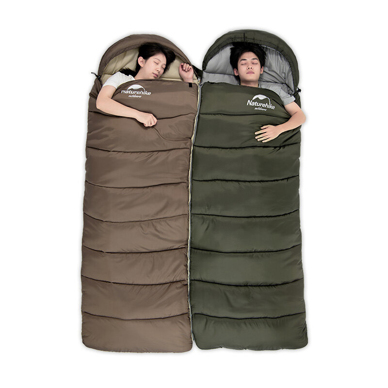 Naturehike kantong tidur, kantong tidur katun ultra ringan musim dingin, kantong tidur tahan air luar ruangan berkemah