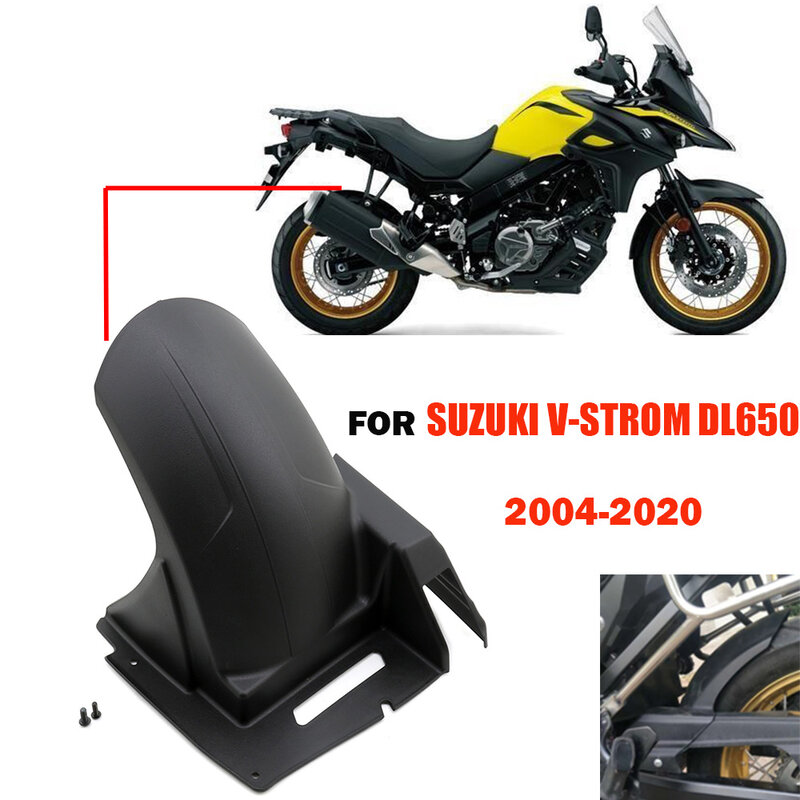Pour Suzuki v-strom 650 DL650 2004 - 2022 garde-boue arrière, anti-poussière, couvercle de garde-boue DL 650 v-strom650 VStrom 650
