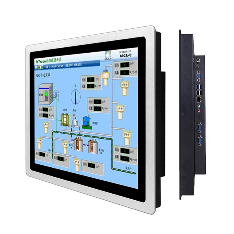 17-дюймовый встроенный промышленный универсальный компьютер планшетный ПК панель с емкостным сенсорным экраном Core i5-3337U Win10 Pro 1280*1024