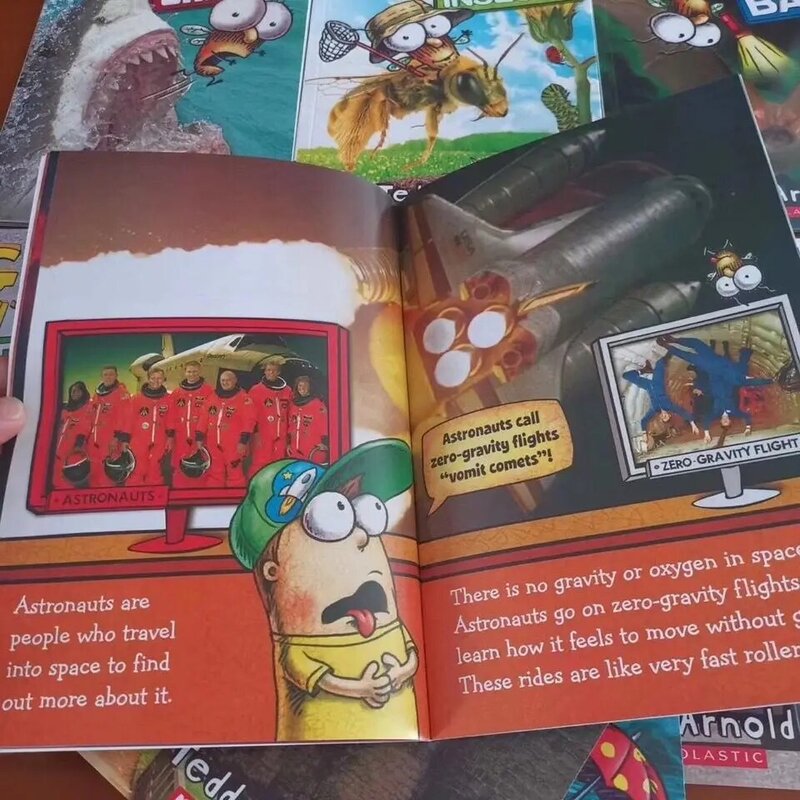 11 libri libro illustrato inglese Fly Guy presenta libro di fiabe con immagini inglesi interessanti giocattoli per l'apprendimento dell'inglese per bambini Libros