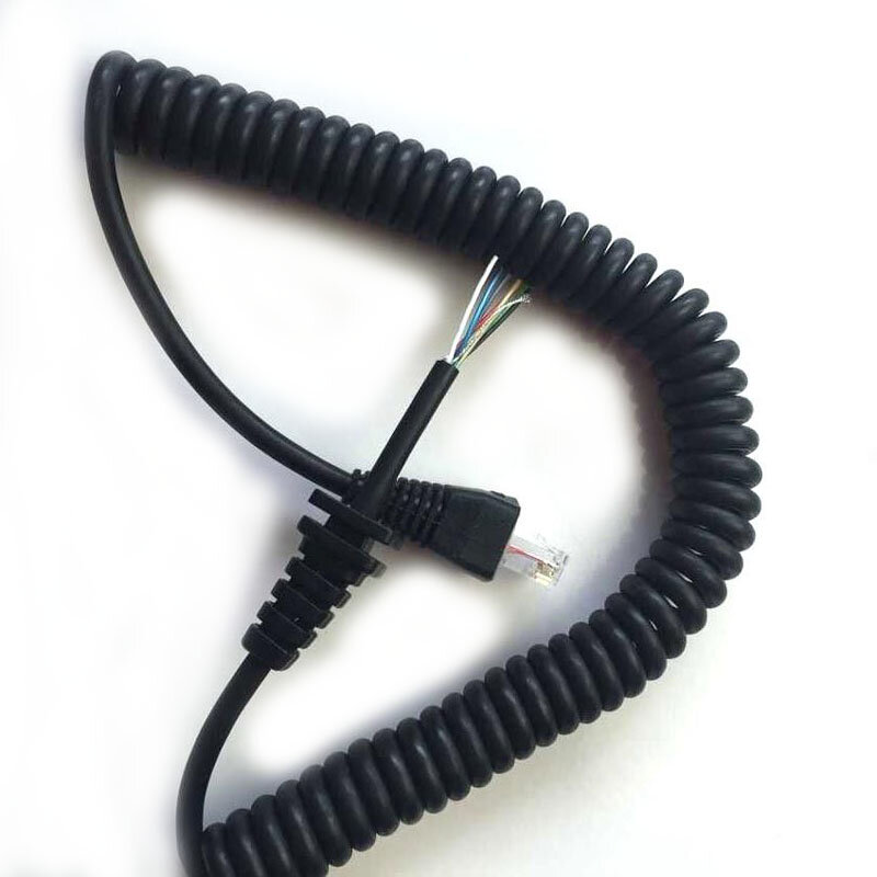 10x wymienny kabel mikrofonowy mikrofonowy RJ45 8Pin MH-67A8J głośnik ręczny dla YAESU VX2108 VX-2208 VX-2508 VXD-7200 Radio mobilne