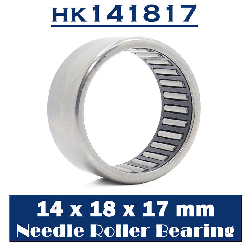 Hk141817 rolamentos de agulha 14*18*17mm (5 pces) rolamento de rolo de agulha de copo desenhado hk1417