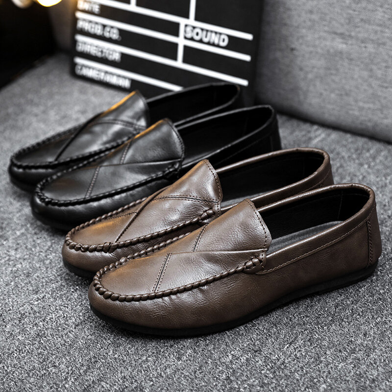 Męskie obuwie 2022 wiosna jesień modne mokasyny buty męskie klasyczne marki wysokiej jakości skórzane wygodne buty do jazdy łodzią