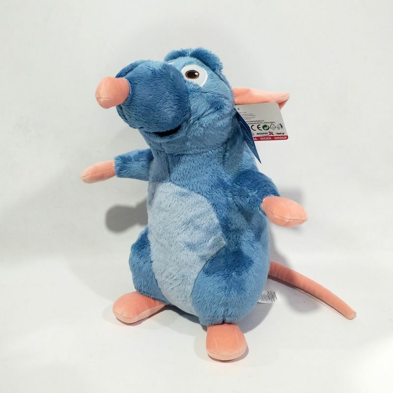 Mainan Boneka Mewah Tikus Remy Ratatouille 25CM Mainan Lembut Tikus Hewan Boneka Lucu untuk Hadiah Anak-anak