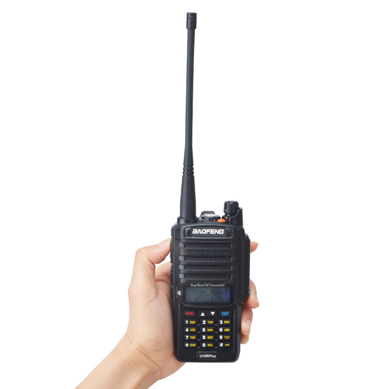Baofeng UV-9RPlus 136-174MHz และ400-520MHz UHF VHF Dual 8W กันน้ำ IP57 VOX FM Handheld Walkie Talkie แฮนด์ฟรี