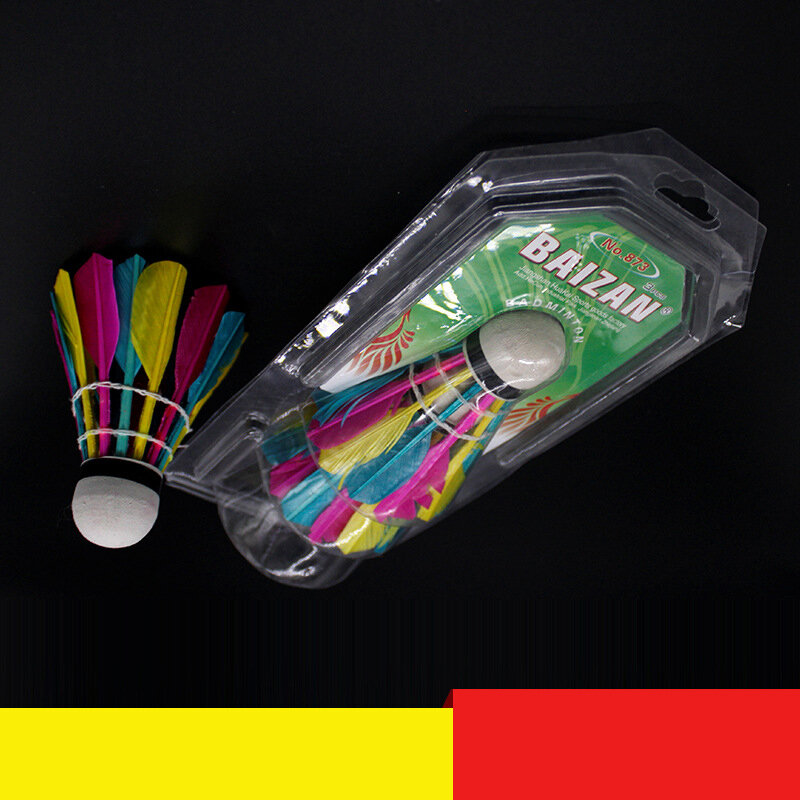 Volants d'entraînement de badminton IkProfessional, accessoires de badminton durables, colorés, 3 pièces