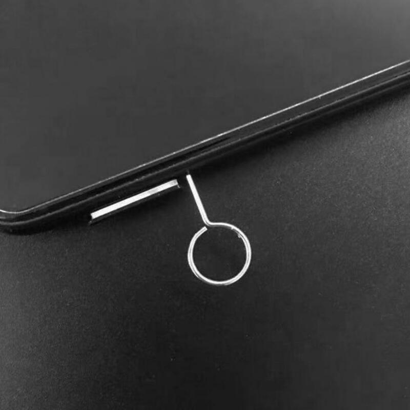 20 Stuks Sim Kaart Remover Anti-Verloren Brede Compatibele Ronde Mobiele Telefoons Sim Kaart Pin Voor Tablet Sim Kaarten Adapters