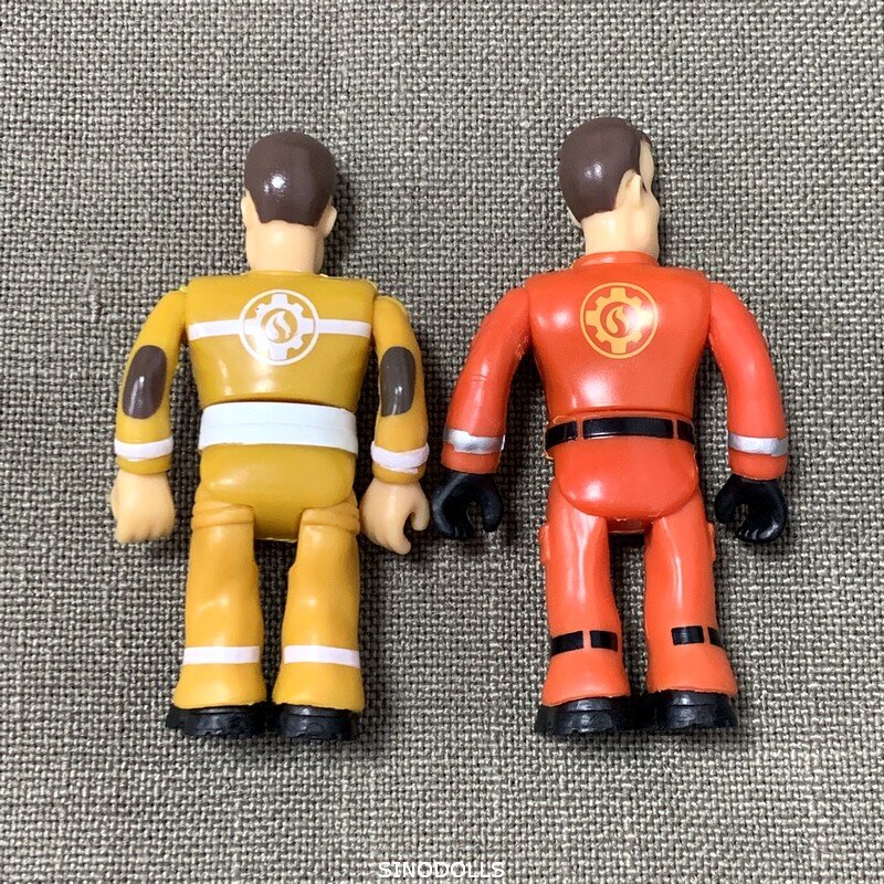Lote 5 uds. Original de la articulación móvil bombero Sam acción PVC figuras juguetes para niños elegir al azar