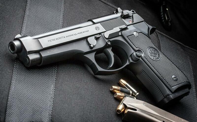 Beretta puissance BB pistolet à air tout en métal pistolet à air militaire étain métal signe mural