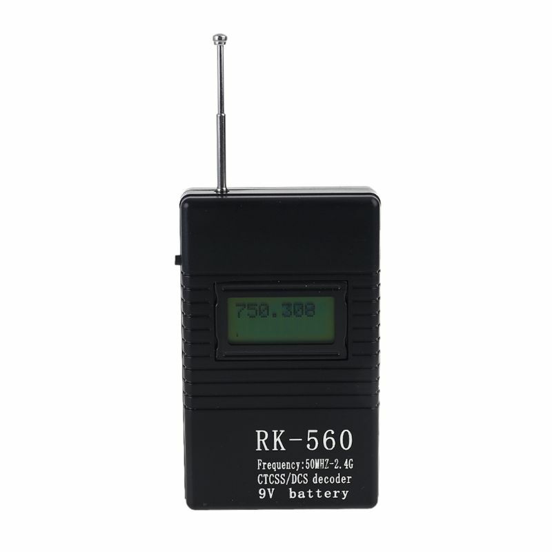 Contador de frecuencia portátil RK560, para Walkie Talkie, Radio R9CB, 50MHz-2,4 GHz