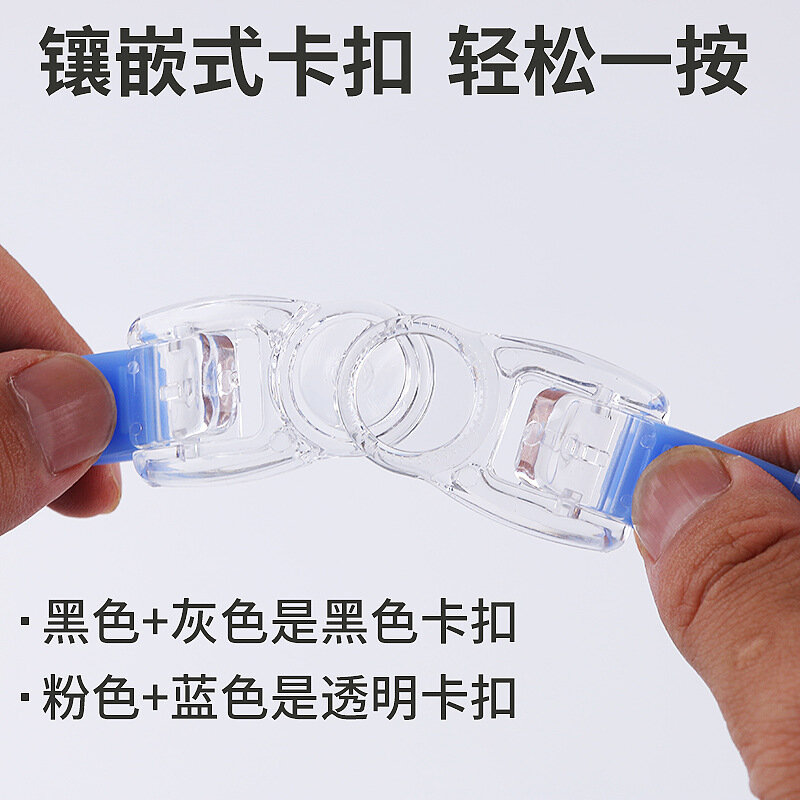 성인 수영 고글을 위한 전기 도금을 한 실리콘 수영 고글 방수 반대로-주문을 받아서 만들어지는 안개 근시 수영 유리