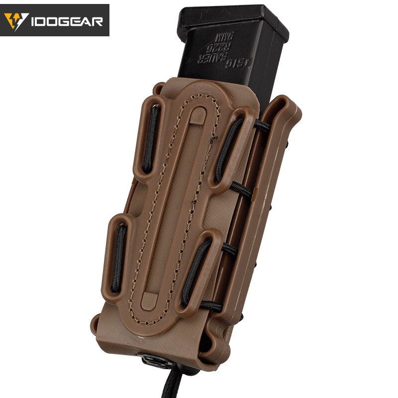 IDOGEAR Magazine Pouches Fastmag Clip da cintura plastica molle pouch bag 9mm softshell G-code Pistol Mag Carrier alto