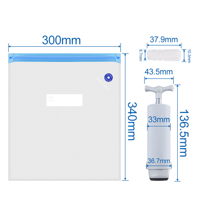 Kingroon pla abs tpu saco de vácuo saco de armazenamento de filamento 3d impressora secador de filamento safekeep umidade resistente peças de impressora 3d