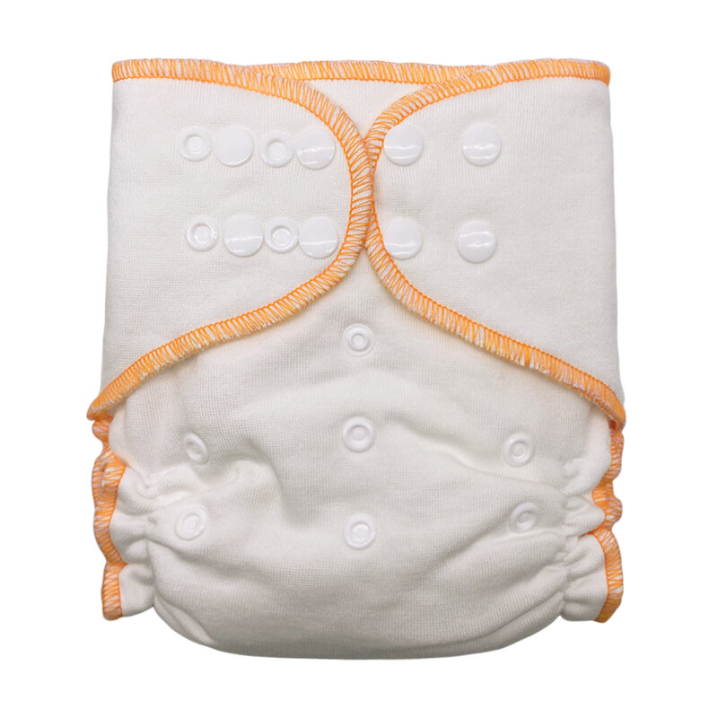 Dotoo 1pc竹綿AI2おむつ布おむつ複列スナップ洗えるソフトで快適な布おむつのための3-15キロ赤ちゃん