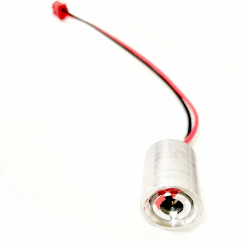 Mini Módulo de diodo láser rojo, forma de punto, 650nm, 80mw, 12mm x 15mm, 2,5 V