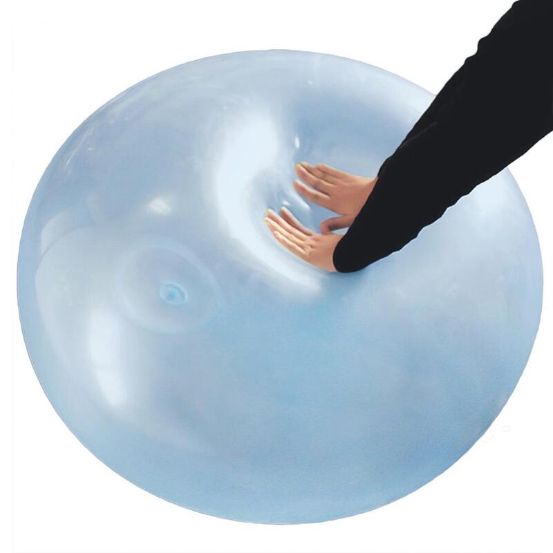 Bola de burbujas relleno de aire suave para exteriores para niños talla L S M juguete de globo inflable para niños