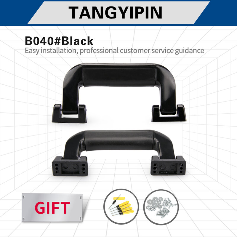 Tangyipin b040 acessórios de bagagem alças universal trole caso mala apertos metal prata antiderrapante alça retrátil